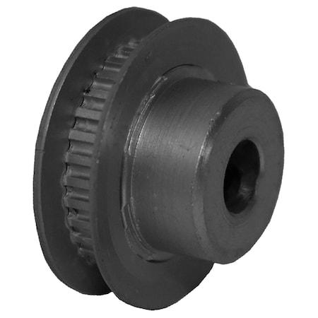 32MP012-6FA3, Timing Pulley, Aluminum, Clear Anodized,
